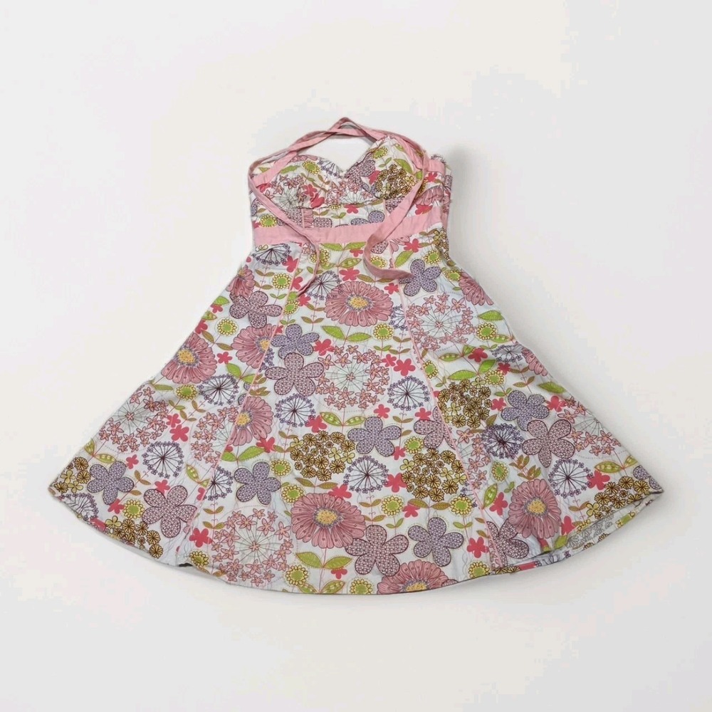Y2K  Wishes Wishes Wishes Floral Halter Dress Women XS Fairycore Cottagecore